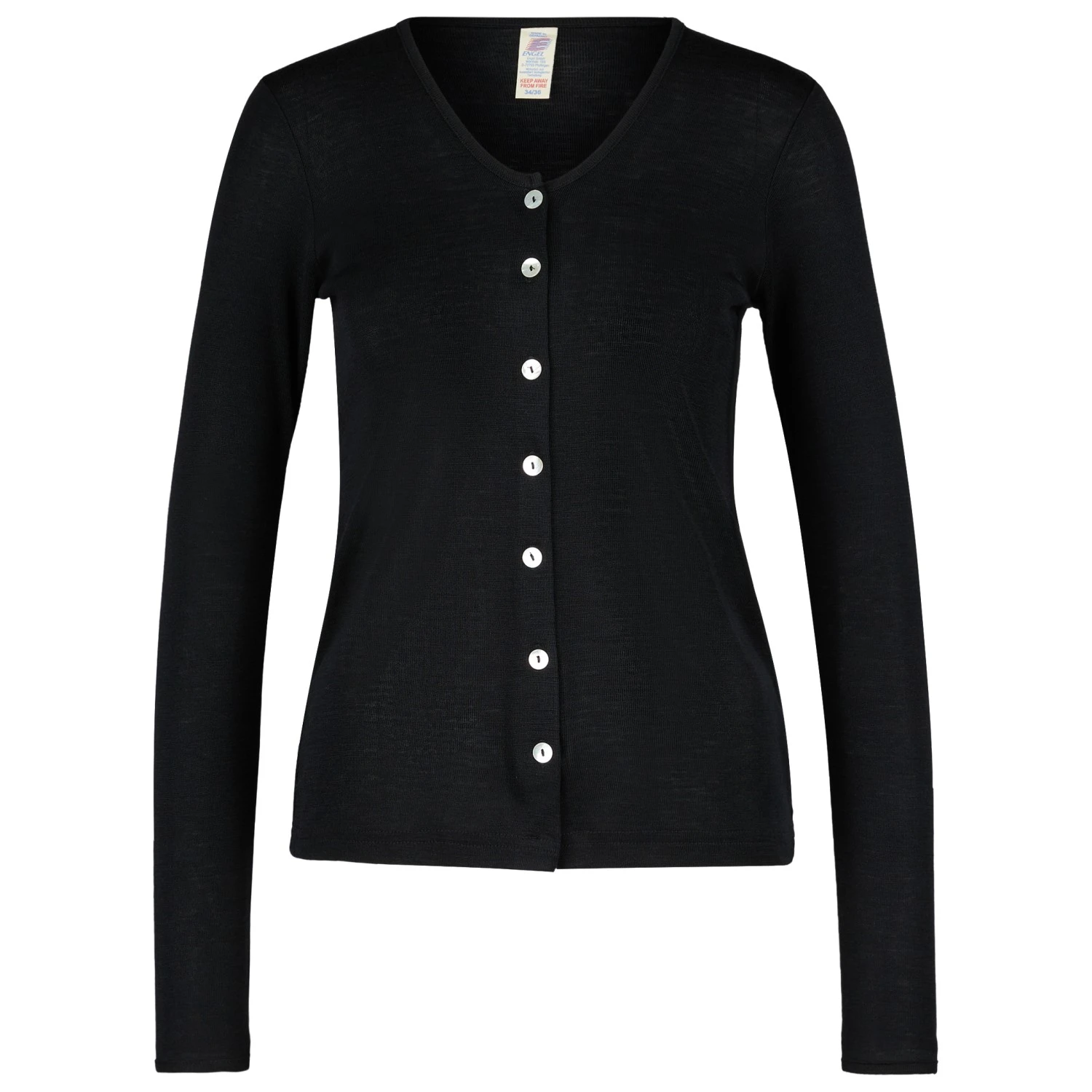 Engel Damen Cardigan Feinripp - Wolljacke 5 Engel Damen Cardigan Feinripp - Wolljacke - Image 3