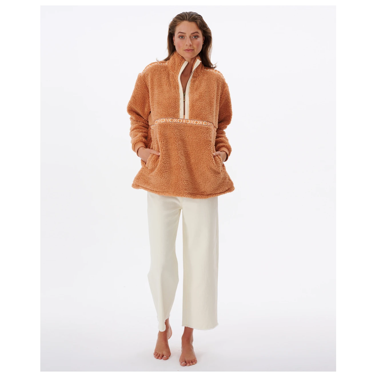 Abenteuer Geschaft -Abenteuer Geschaft rip curl womens surf treehouse 1 4 zip fleecepullover detail 5